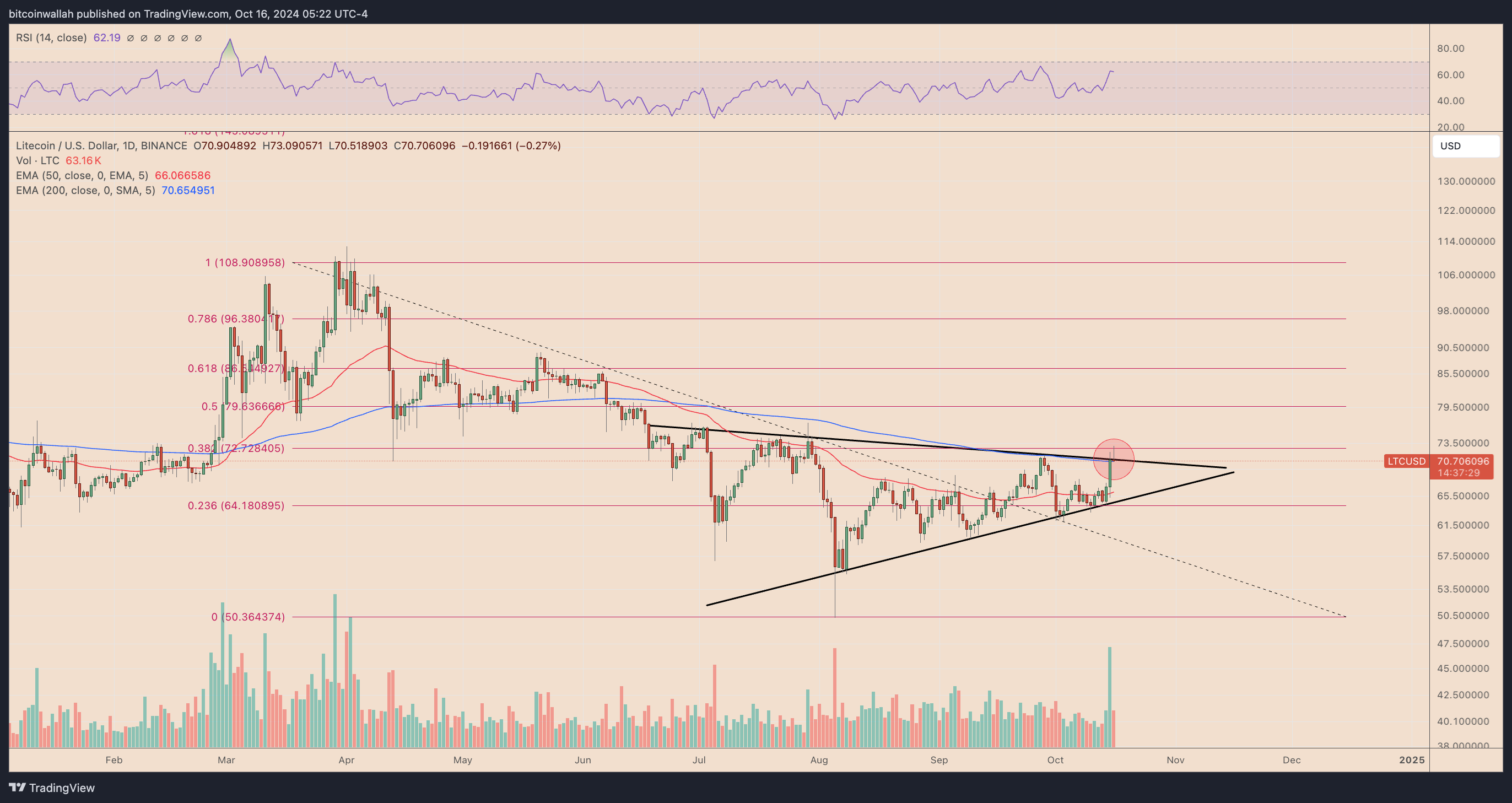 Litecoin, piyasalar, teknolojik analiz, Litecoin fiyatı, piyasa analizi